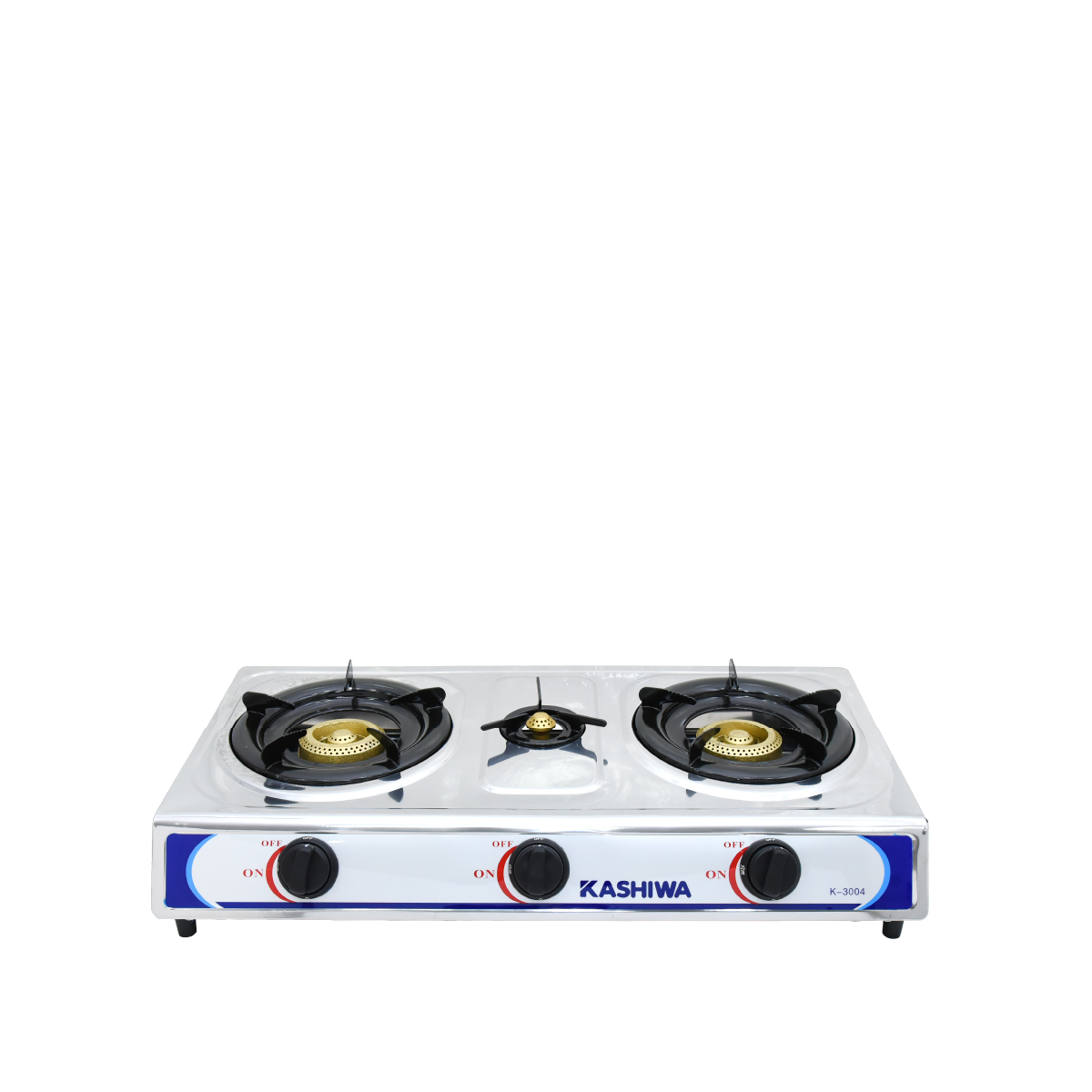 เตาแก๊ส 3 หัว หน้าสแตนเลส รุ่น K-3004