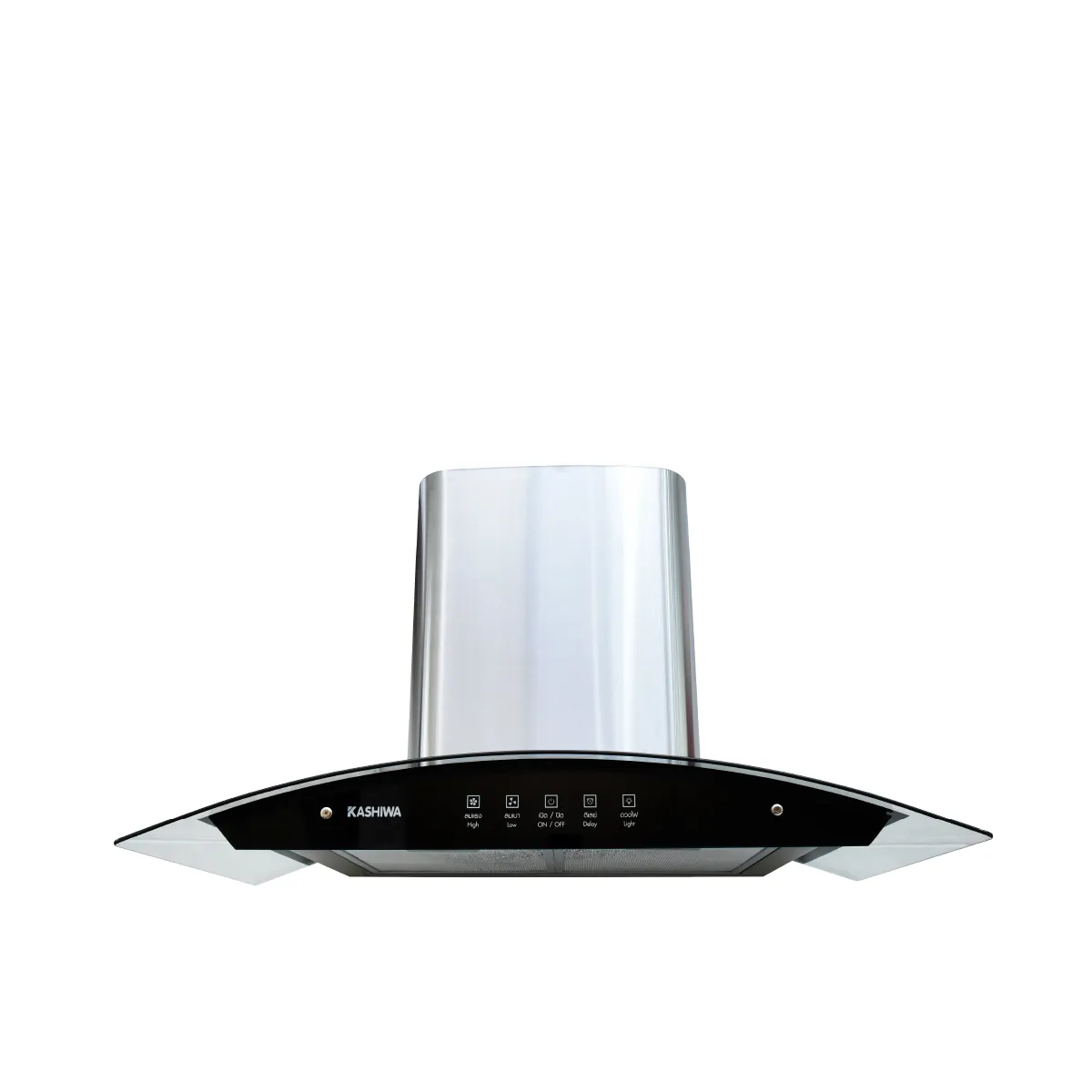 เครื่องดูดควัน ระบบสัมผัส รุ่น PSD-308H หน้ากระจก พร้อมท่อลม