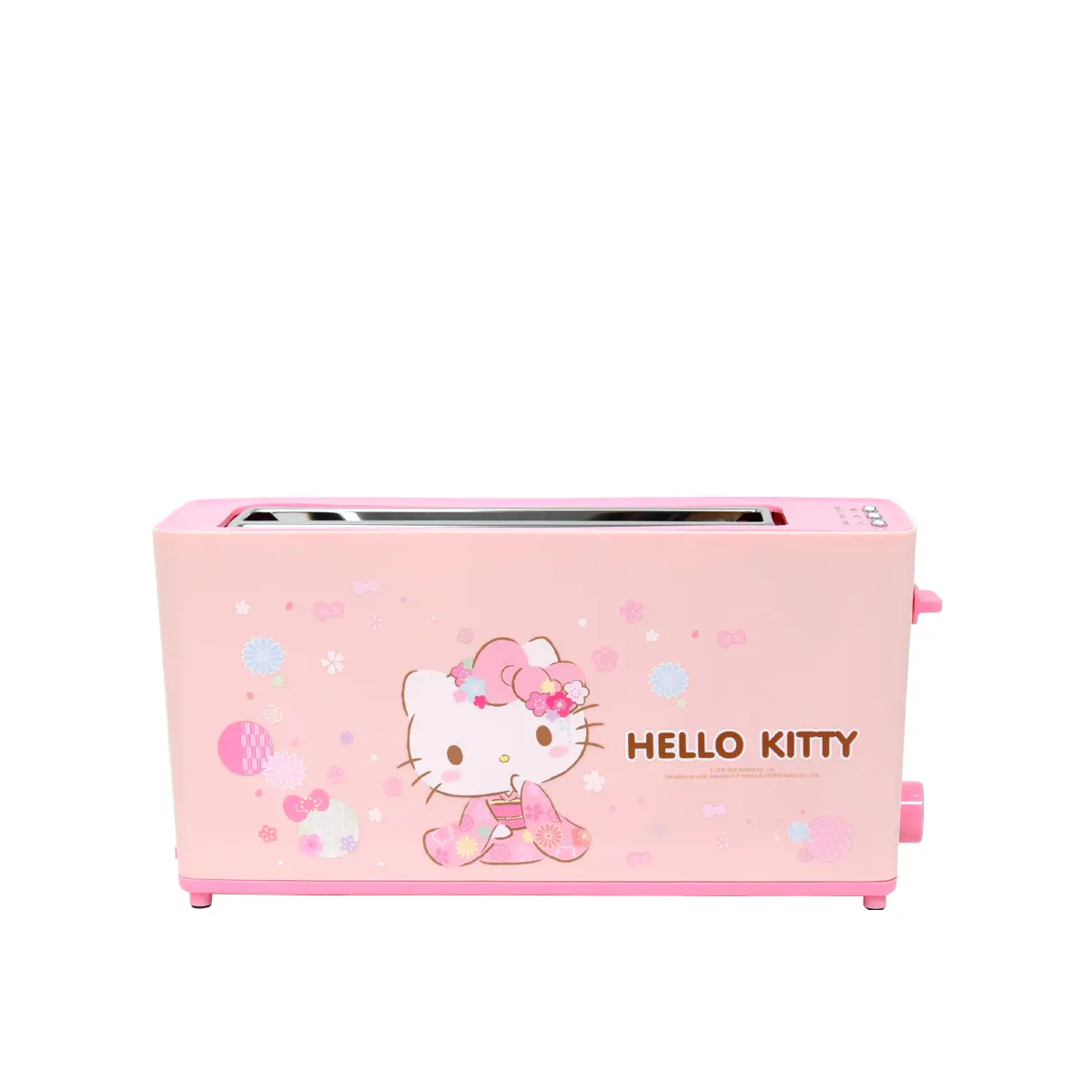 เครื่องปิ้งขนมปัง คาชิว่า รุ่น TA-3281 แบบ 1 ช่อง ได้ 2 แผ่น ลาย HELLO KITTY ลิขสิทธิ์แท้