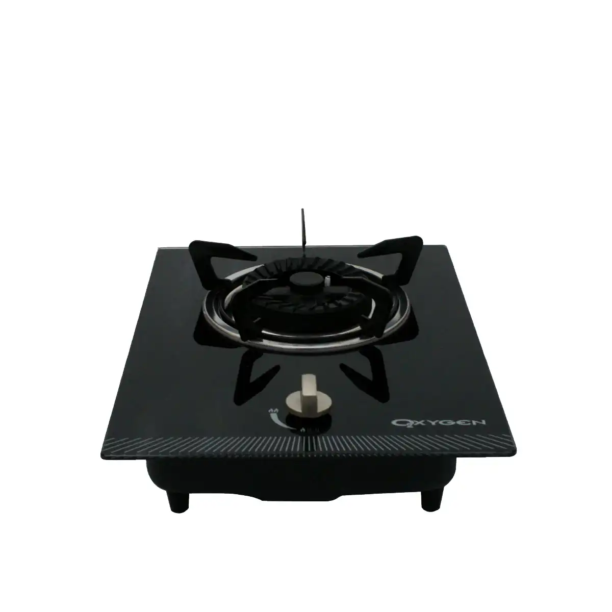 เตาแก๊ส แบบฝัง หัวเดียว รุ่น X-1160 หน้ากระจก หัวเปลว