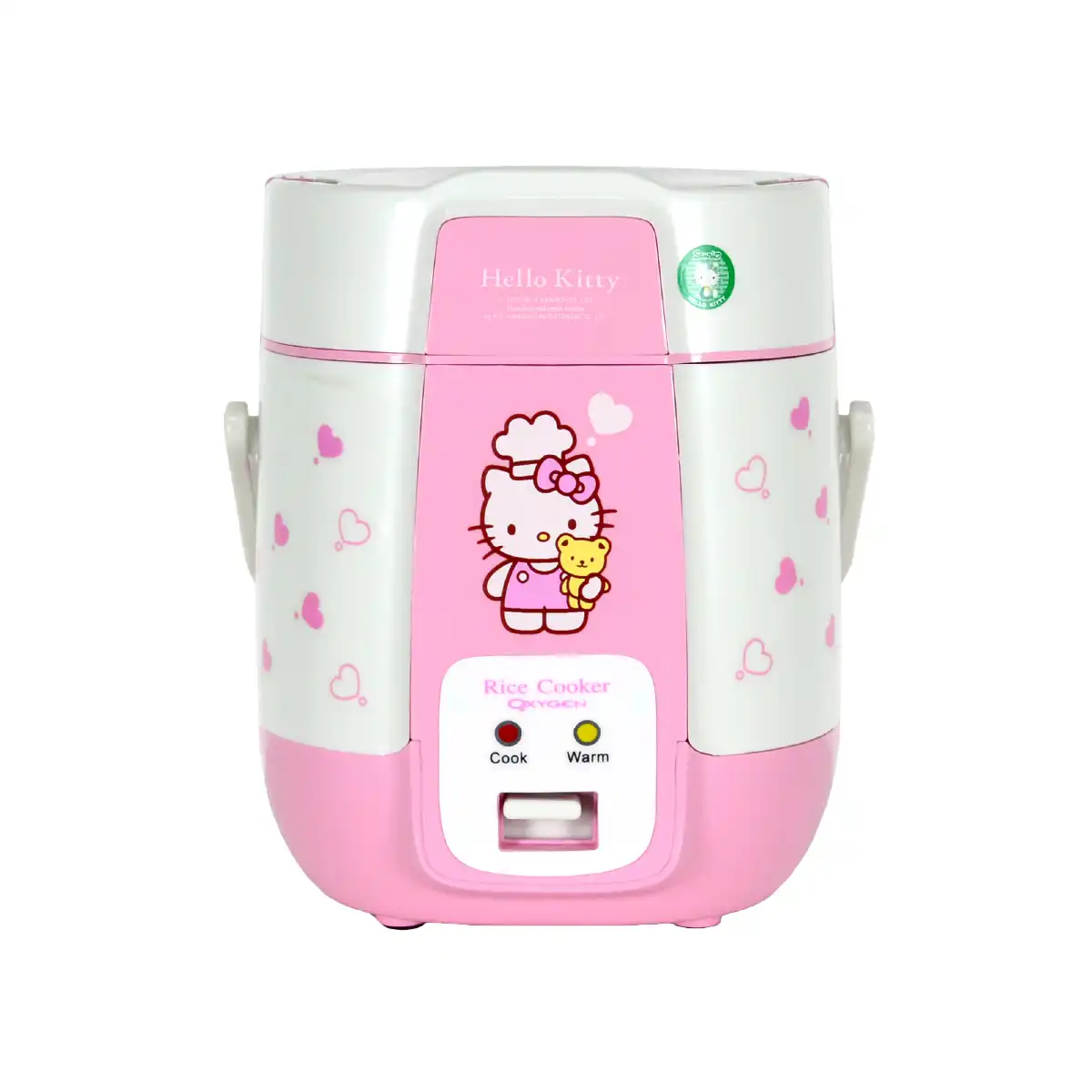 หม้อหุงข้าว 0.4 ลิตร รุ่น RC-040 หม้อหุงข้าวไฟฟ้า ลาย HELLO KITTY พร้อมถาดอุ่นอาหาร