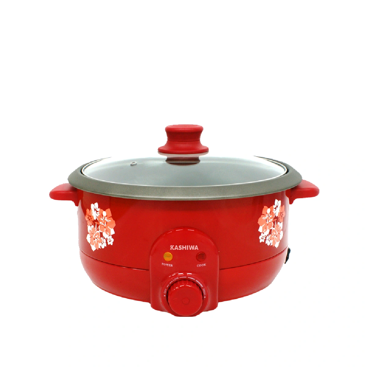 หม้อไฟฟ้า หม้อสุกี้ อเนกประสงค์ คาชิว่า รุ่น KW-3806 ปรับความร้อนได้หลายระดับ ฝาแก้วใส