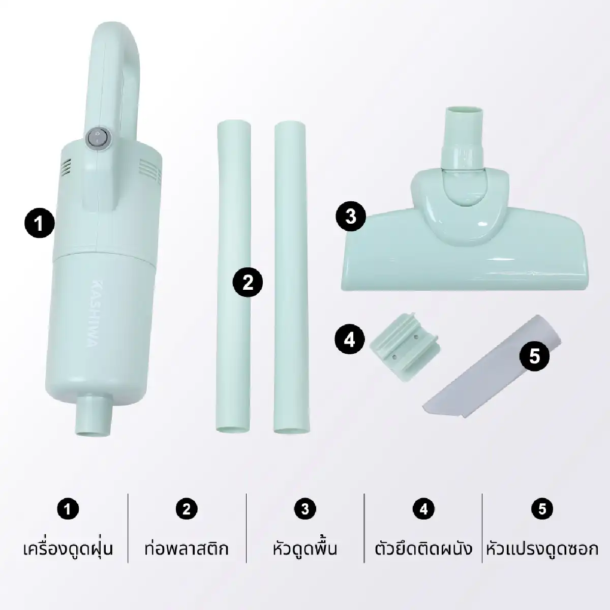 เครื่องดูดฝุ่น พลังสูงแบบมือถือ | รุ่น KW-906 - Image 14