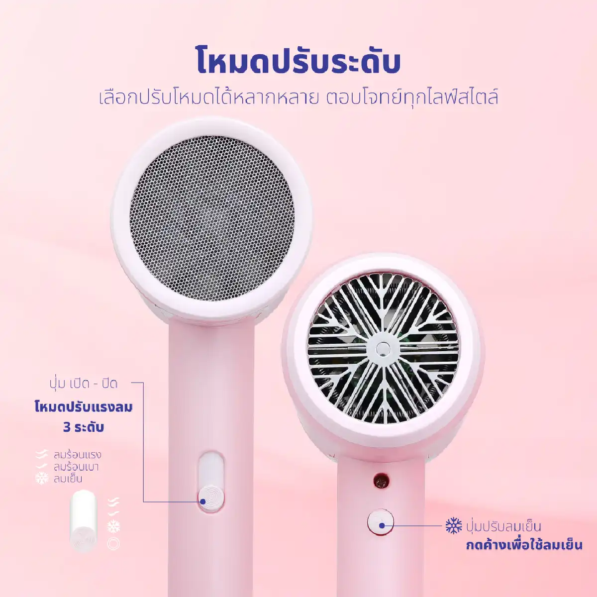 ไดร์เป่าผม HELLO KITTY | รุ่น HR-1202 - Image 13